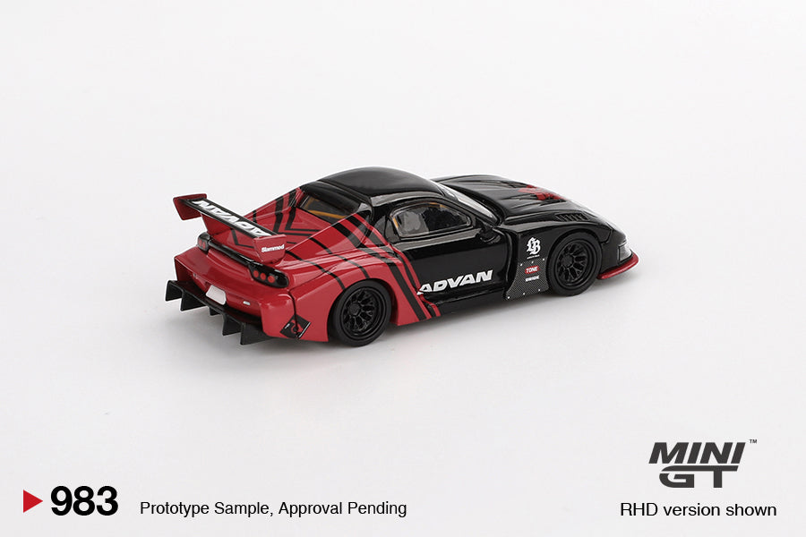 Mini GT 1/64 Mazda RX-7 LB-Super Silhouette Advan Red & Black