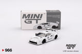 Mini GT 1/64 Lamborghini Countach LB-WORKS 2024 Tokyo Auto Salon White