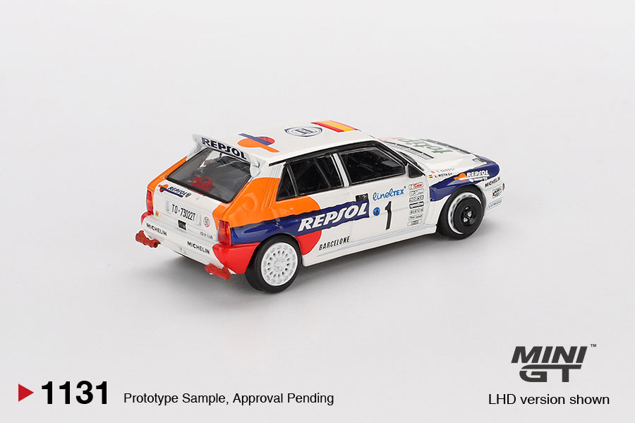 Mini GT 1/64 Lancia Delta HF Integrale Evoluzione #1 1993 Rallye Monte-Carlo White - MGT01131