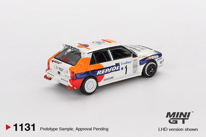 Mini GT 1/64 Lancia Delta HF Integrale Evoluzione #1 1993 Rallye Monte-Carlo White - MGT01131