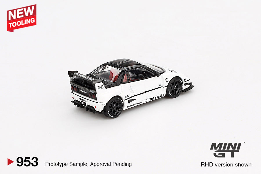 Mini GT 1/64 Mazda AZ-1 Liberty Walk LB40 2024 Tokyo Auto Salon White - MGT00953