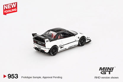 Mini GT 1/64 Mazda AZ-1 Liberty Walk LB40 2024 Tokyo Auto Salon White - MGT00953