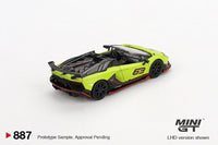 Mini GT 1/64 Lamborghini Aventador SVJ 63 Roadster Verde Shock Green