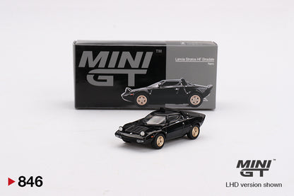 Mini GT 1/64 Lancia Stratos HF Stradale Nero Black