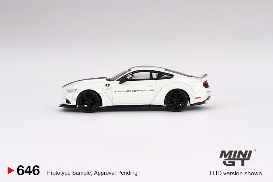 Mini GT 1/64 Ford Mustang GT LB-WORKS White