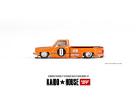 Mini GT x Kaido house 1/64 Chevrolet Silverado Dually KAIDO WORKS V2 Orange