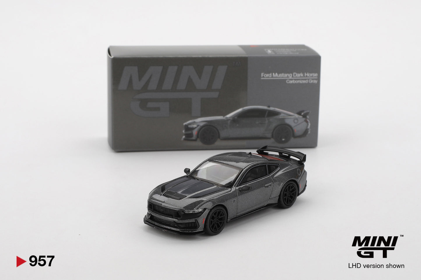 Mini GT 1/64 Ford Mustang Dark Horse 2024 Carbonized Gray - MGT00957