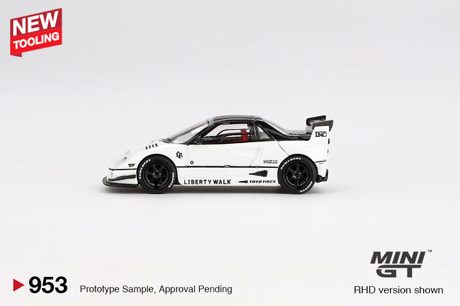 Mini GT 1/64 Mazda AZ-1 Liberty Walk LB40 2024 Tokyo Auto Salon White - MGT00953