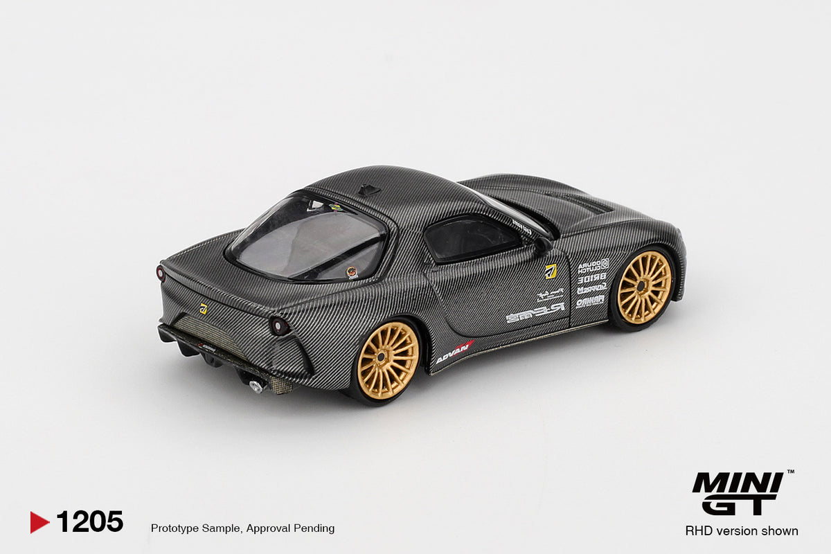 Mini GT 1/64 Mazda RX-7 RE-Amemiya 2025 Best Tuned Car Award Matsukiyo KOKU 3 Rotor NA-7 TAS Black - MGT01205
