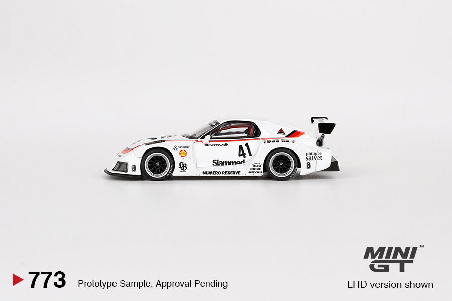 Mini GT 1/64 MAZDA RX-7 LB-Super Silhouette #41 Numero Reserve White - MGT00773