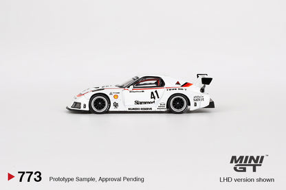 Mini GT 1/64 MAZDA RX-7 LB-Super Silhouette #41 Numero Reserve White - MGT00773