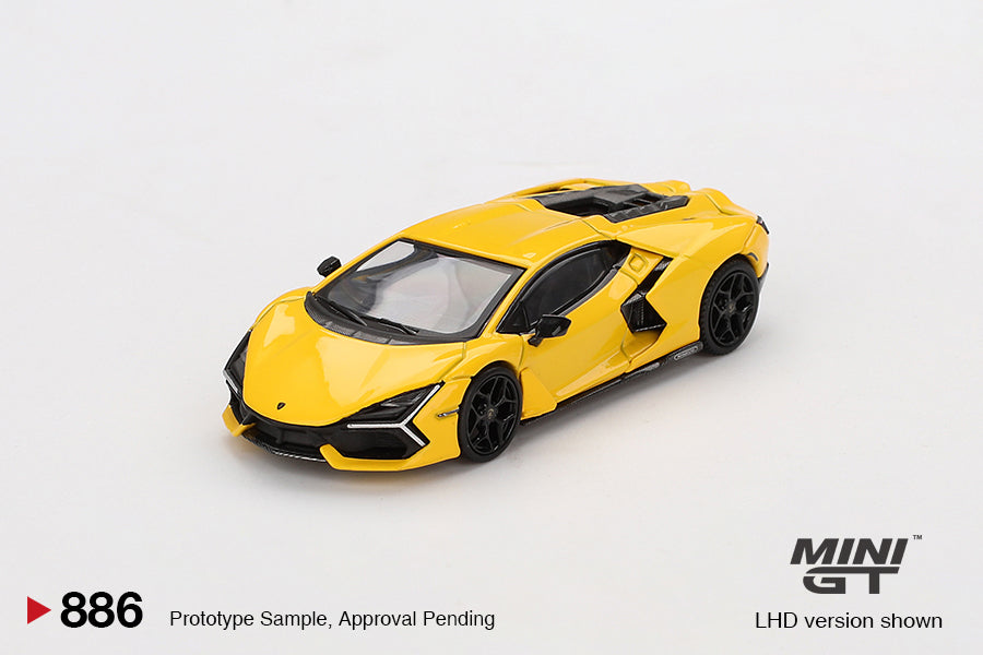 Mini GT 1/64 Lamborghini Revuelto Giallo Yellow - MGT00886