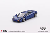 Mini GT 1/64 McLaren F1 Cobalt Blue