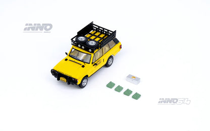 Inno64 1/64 Range Rover Classic Camel Trophy 1982 Yellow