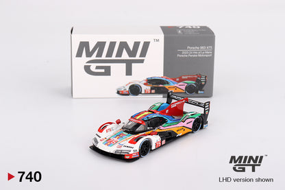 Mini GT 1/64 Porsche 963 #75 2023 24 Hrs of Le Mans Porsche Penske Motorsport White & Red - MGT00740 - Damaged Box