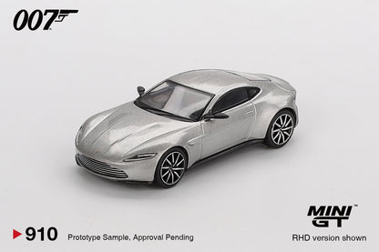 Mini GT 1/64 James Bond 007 Aston Martin DB10 “Spectre”  Traditional Chinese Blister Packaging Silver – MGT00910-007TC