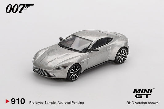 Mini GT 1/64 James Bond 007 Aston Martin DB10 “Spectre”  Traditional Chinese Blister Packaging Silver – MGT00910-007TC