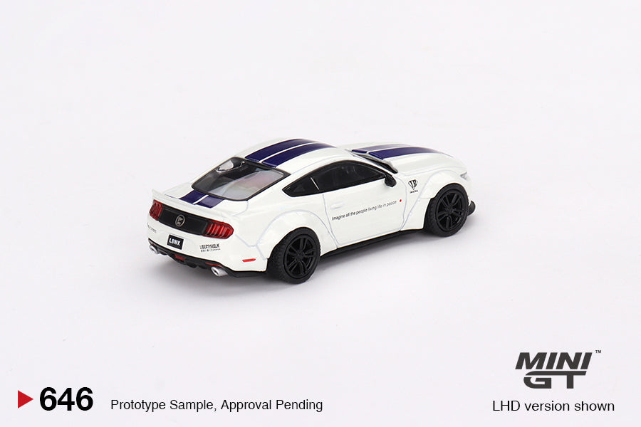 Mini GT 1/64 Ford Mustang GT LB-WORKS White