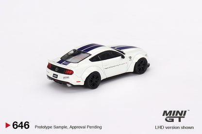 Mini GT 1/64 Ford Mustang GT LB-WORKS White
