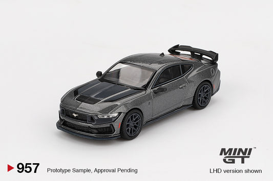 Mini GT 1/64 Ford Mustang Dark Horse 2024 Carbonized Gray - MGT00957