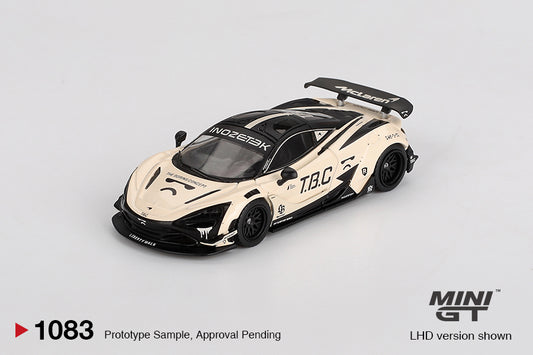Mini GT 1/64 McLaren 720S LB★Works The Boring Concept Beige & Black - MGT01083