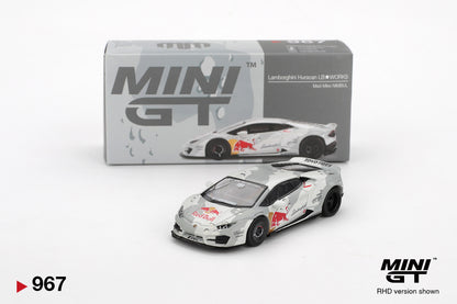 Mini GT 1/64 Lamborghini Huracan LB★WORKS ver. 2 Mad Mike NIMBUL Grey - MGT00967