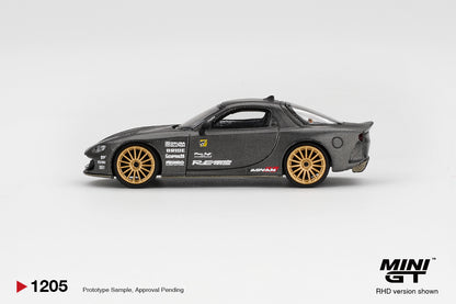 Mini GT 1/64 Mazda RX-7 RE-Amemiya 2025 Best Tuned Car Award Matsukiyo KOKU 3 Rotor NA-7 TAS Black - MGT01205