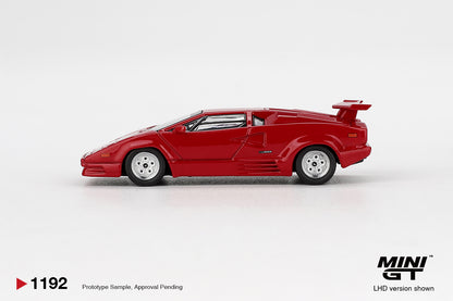 Mini GT 1/64 Lamborghini Countach 25th Anniversary Red - MGT01192