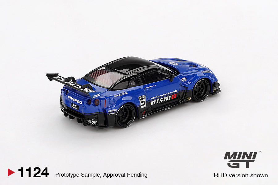 Mini GT 1/64 Nissan LB-Silhouette WORKS GT 35GT-RR Ver.2 Blue - MGT01124