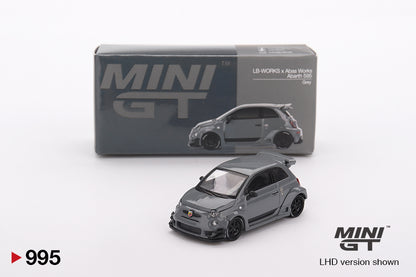 Mini GT 1/64 LB-WORKS x Abas Works Abarth 595 Grey