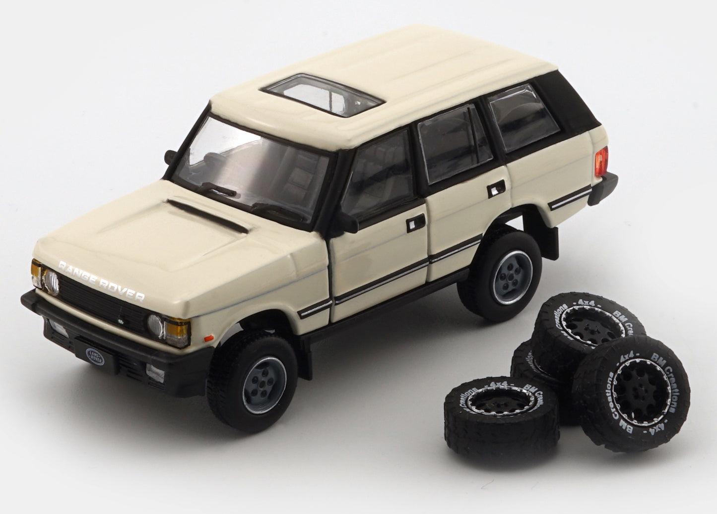 BM Creations 1/64 Land Rover Range Rover Classic LSE Beige - 64B0178