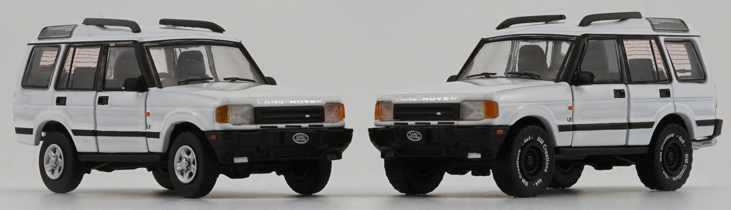 BM Creations 1/64 Land Rover 1998 Discovery 1 White - 64B0192