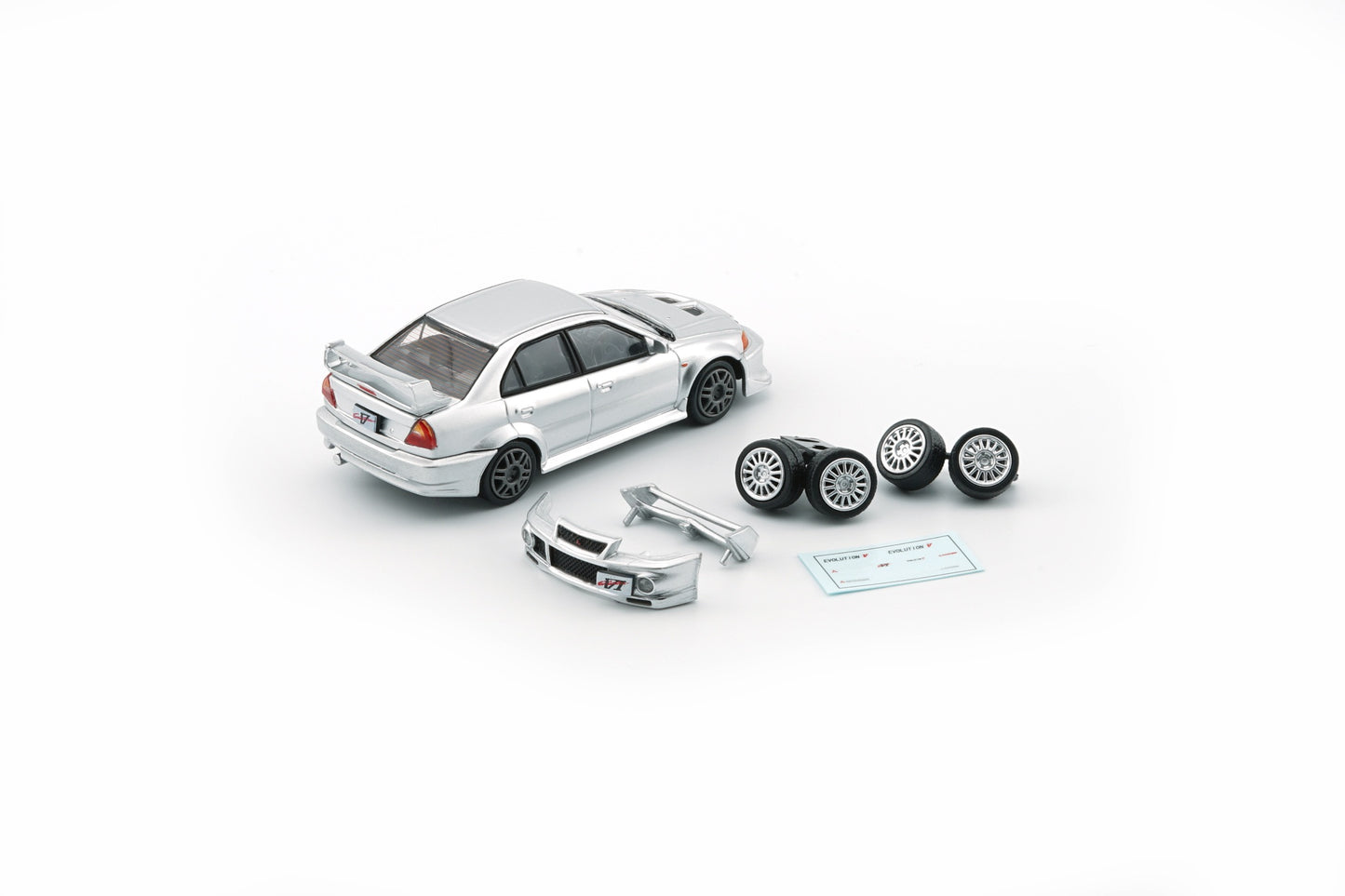 BM Creations 1/64 Mitsubishi Evolution Silver