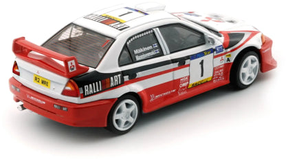 BM Creations 1/64 Mitsubishi Lancer Evolution V Group A 1998 Catalunya Rally #1 White & Red - 64B0409
