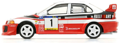 BM Creations 1/64 Mitsubishi Lancer Evolution V Group A 1998 Catalunya Rally #1 White & Red - 64B0409
