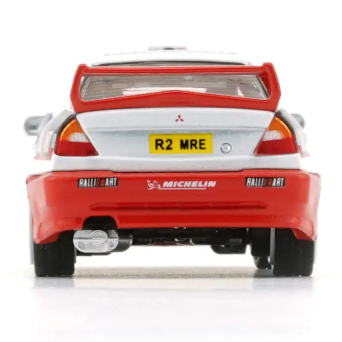 BM Creations 1/64 Mitsubishi Lancer Evolution V Group A 1998 Catalunya Rally #1 White & Red - 64B0409