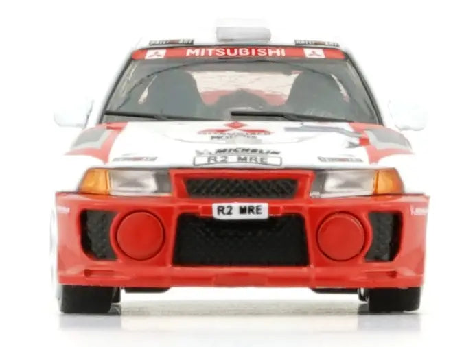BM Creations 1/64 Mitsubishi Lancer Evolution V Group A 1998 Catalunya Rally #1 White & Red - 64B0409