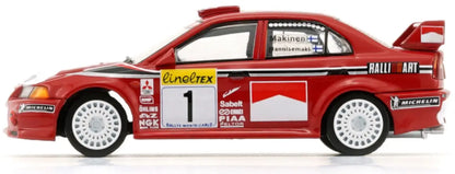 BM Creations 1/64 Mitsubishi Lancer Evolution VI Winner Rally Monte Carlo 1999 #1 Red - 64B0410