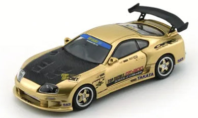 BM Creations 1/64 Top Secret GT300 Toyota Supra (Jza80) Gold Hong Kong Toy Car Salon Exclusive 2024