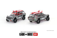 Mini GT x Kaido House 1/64 Datsun KAIDO 510 Wagon 4x4 Kaido Offroad V1 Silver