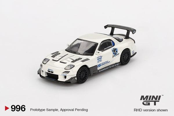Mini GT 1/64 Mazda RX-7 (FD3S) Itosyoukai Rei-gouki with RE Amemiya White