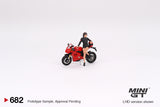 Mini GT 1/64 Ducati Panigale V4 S w/ Ducati Girl