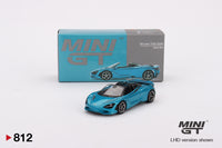 Mini GT 1/64 McLaren 750S Spider Belize Blue