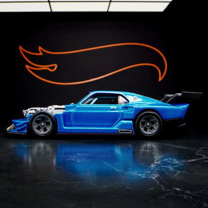 Hot Wheels 1/64 Collectors Elite64 Series Modified ’69 Ford Mustang Blue