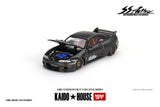 Mini GT x Kaido House 1/64 Nissan skyline GT-R (R33) Active Carbon R V1 Black