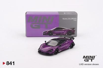 Mini GT 1/64 McLaren 720S LB★Works Purple - MGT00841 - Damaged Box