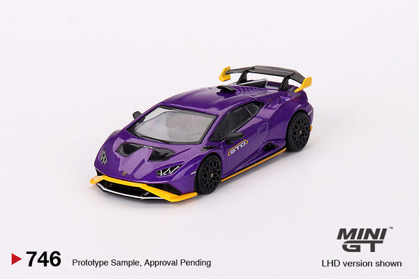 Mini GT 1/64 Lamborghini Huracán STO Viola Pasifae