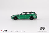 Mini GT 1/64 BMW M3 Competition Touring Isle of Man Green Metallic