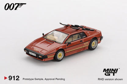 Mini GT 1/64 Lotus Esprit Turbo Copper Fire Metallic "For Your Eyes Only" Japanese Blister Packaging Orange - MGT00912-007J