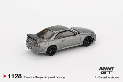 Mini GT 1/64 NISSAN Skyline GT-R NISMO BCNR33 CRS Version Dark Metal Gray - MGT01128